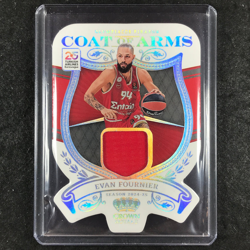 2024-25 Crown Royale EuroLeague EVAN FOURNIER Coat of Arms Jersey Relic #FOU