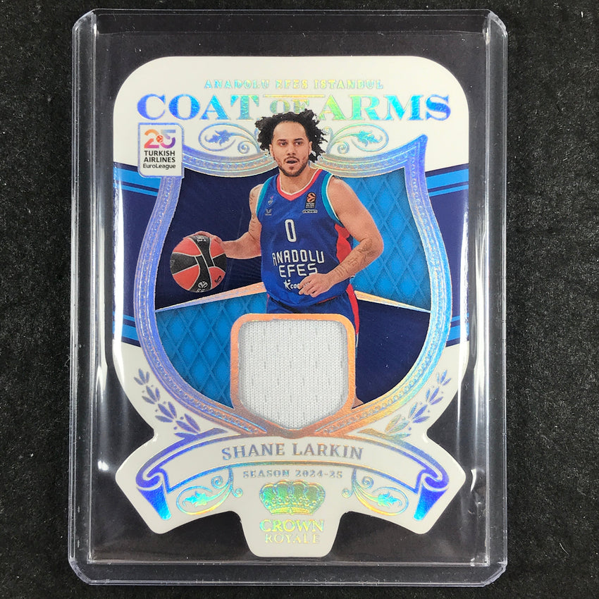 2024-25 Crown Royale EuroLeague SHANE LARKIN Coat of Arms Jersey Relic #LRK