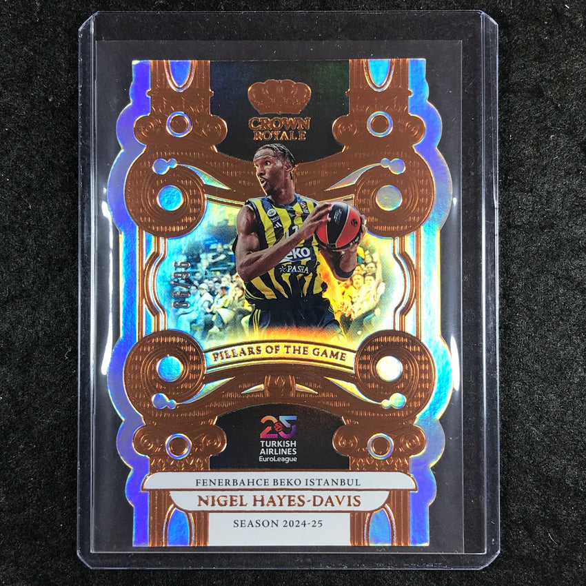 2024-25 Crown Royale EuroLeague NIGEL HAYES-DAVIS Pillars of the Game 96/99 #1