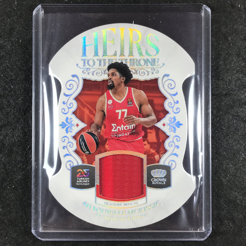 2024-25 Crown Royale EuroLeague SHAQUIELLE MCKISSIC Heirs Throne Jersey #MCK