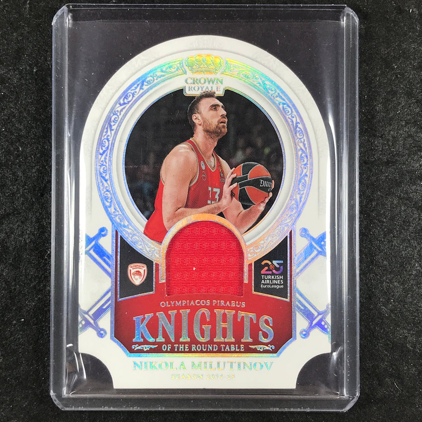 2024-25 Crown Royale EuroLeague NIKOLA MILUTINOV Round Table Jersey #NIK