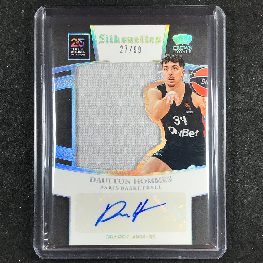 2024-25 Crown Royale EuroLeague DAULTON HOMMES Silhouettes Jersey Auto 27/99