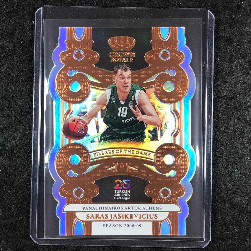 2024-25 Crown Royale EuroLeague SARA JASIKEVICIUS Pillars of the Game 37/99 #19
