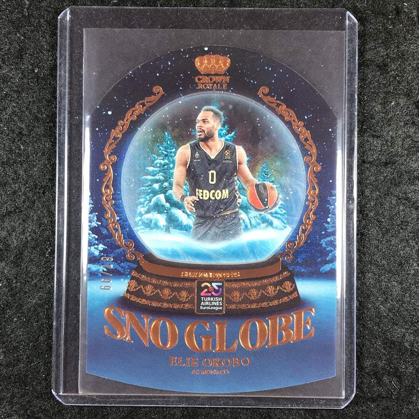 2024-25 Crown Royale EuroLeague ELIE OKOBO Sno Globe Bronze 67/99 #2