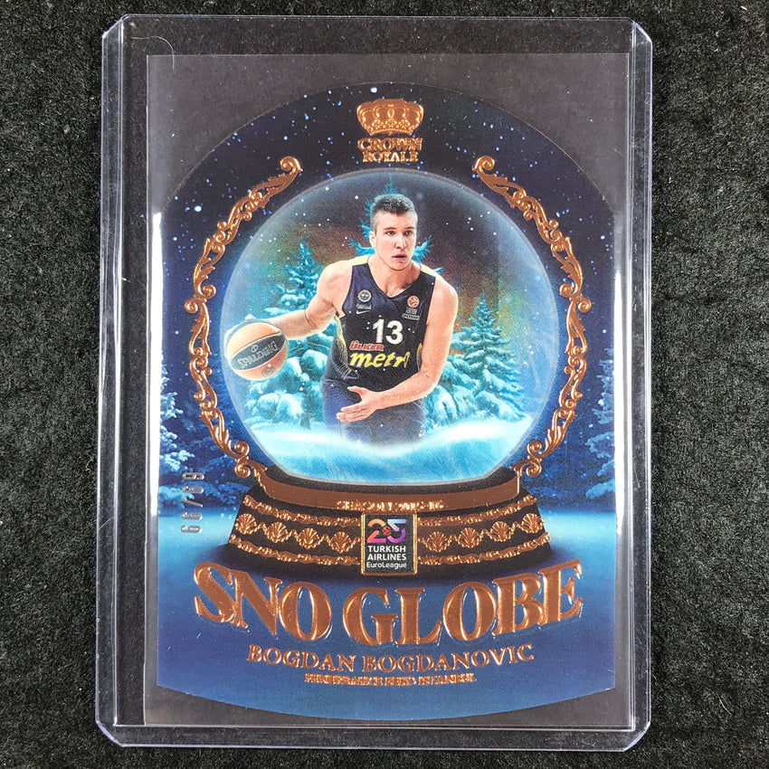 2024-25 Crown Royale EuroLeague BOGDAN BOGDANOVIC Sno Globe Bronze 69/99 #6
