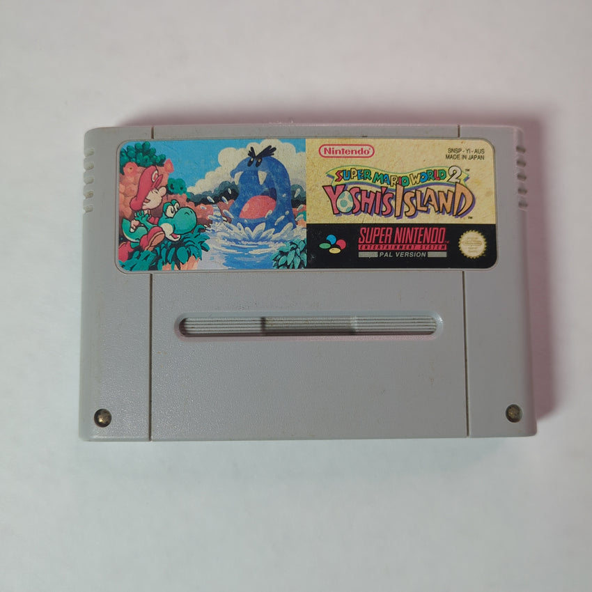Super Mario World 2 Yoshis Island Super Nintendo Pal Cartridge