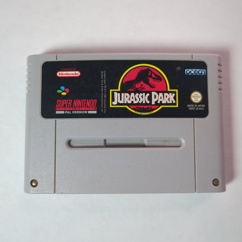 Jurassic Park Super Nintendo Pal Cartridge