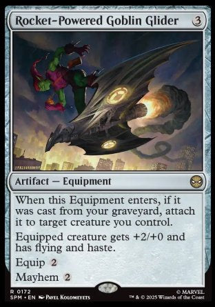 Rocket-Powered Goblin Glider - #172 Rare Marvel's Spider-Man