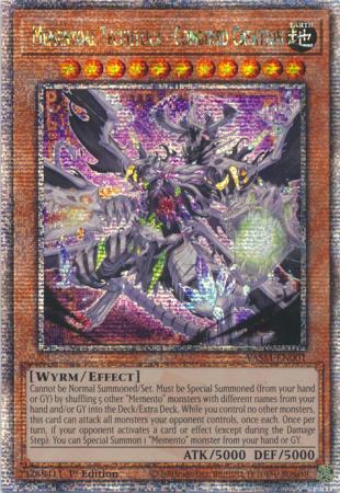 Quarter Century Secret Rare Mementoal Tecuhtlica - Combined Creation - Vasm-en001 - 1st Edition