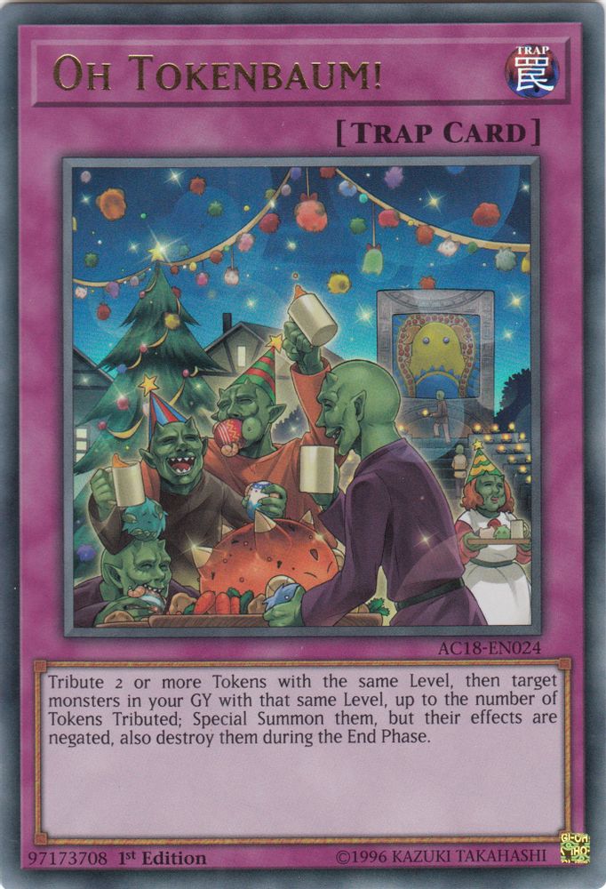 Oh Tokenbaum! - (AC18-EN024) - Ultra Rare  1st Edition