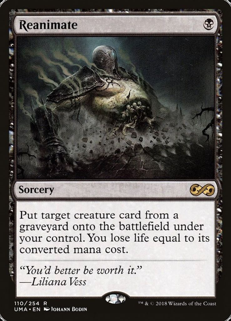 Reanimate 110/254 - Rare Ultimate Masters