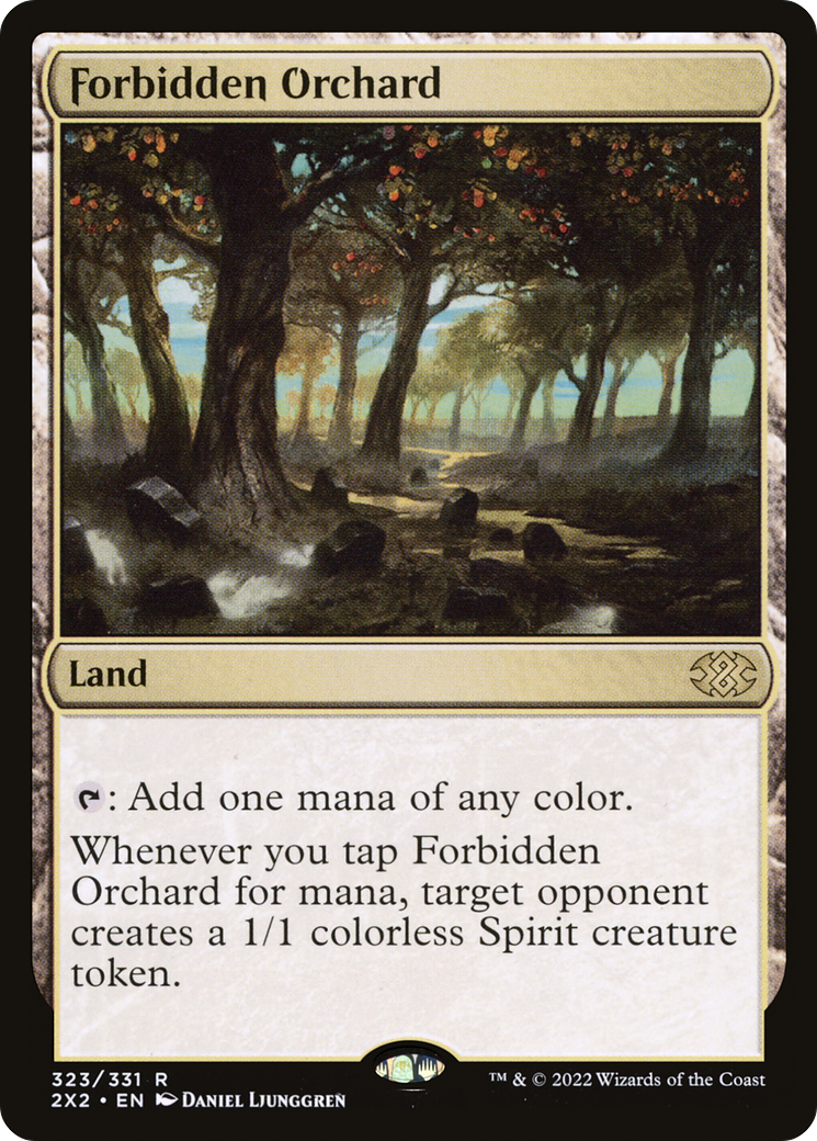 [FOIL] Forbidden Orchard #323 - RARE 2X2 - Double Masters 2022