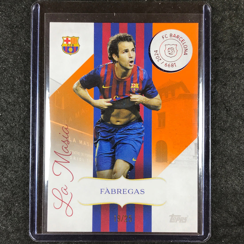 2024-25 Topps Barcelona 125th Anniversary CESC FABREGAS La Masia Orange 19/25 #8