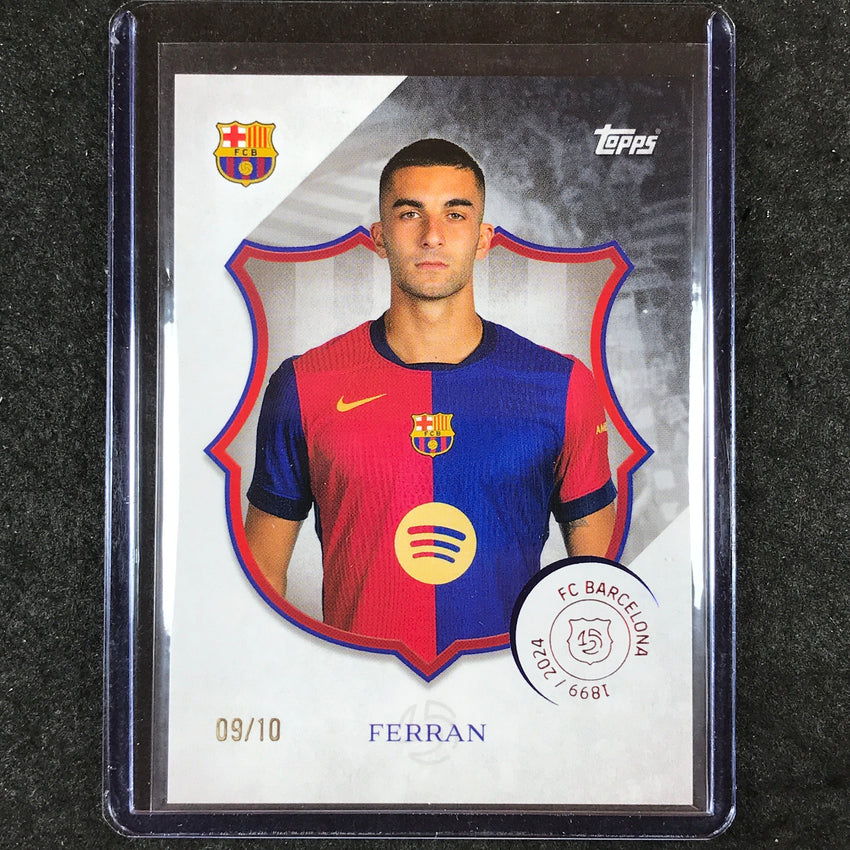 2024-25 Topps Barcelona 125th Anniversary FERRAN TORRES Legacy Black 9/10 #17