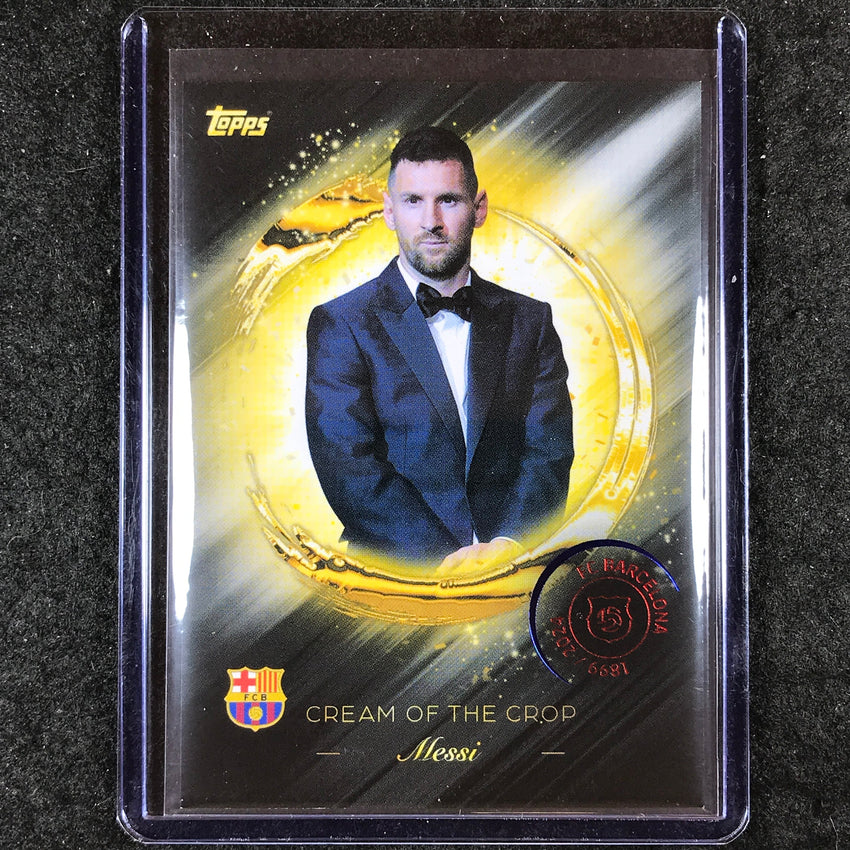 2024-25 Topps Barcelona 125th Anniversary LIONEL MESSI Cream of the Crop Base #5