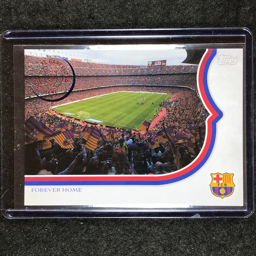 2024-25 Topps Barcelona 125th Anniversary CAMP NOU Forever Home Base #1