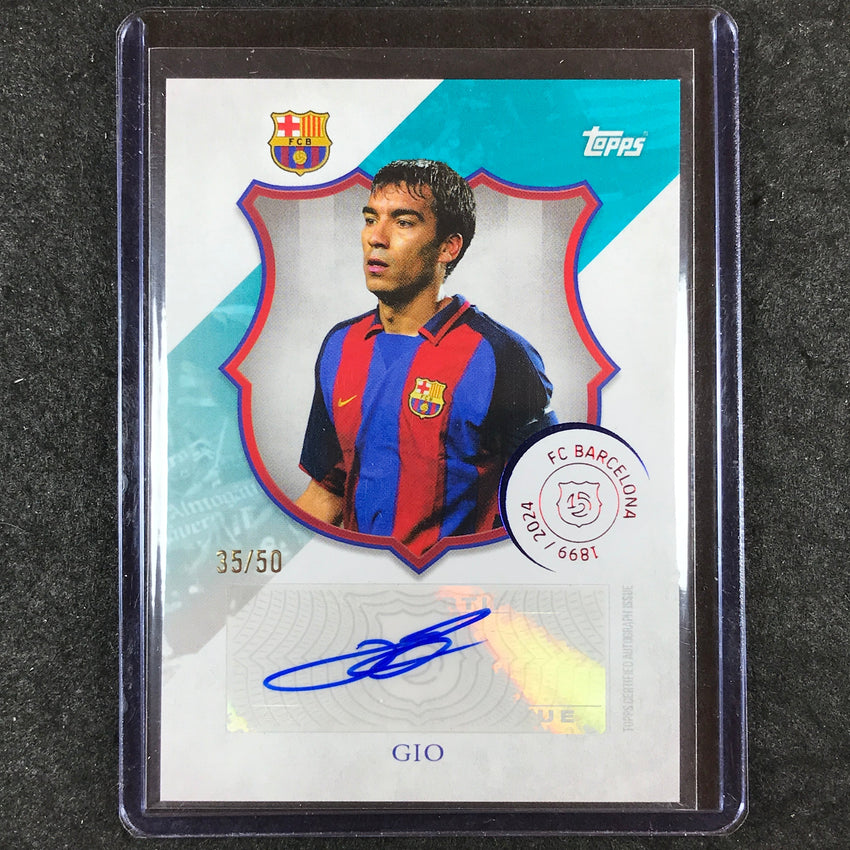 2024-25 Topps Barcelona 125th GIOVANNI VAN BRONCKHORST 125 Legacy Auto 35/50