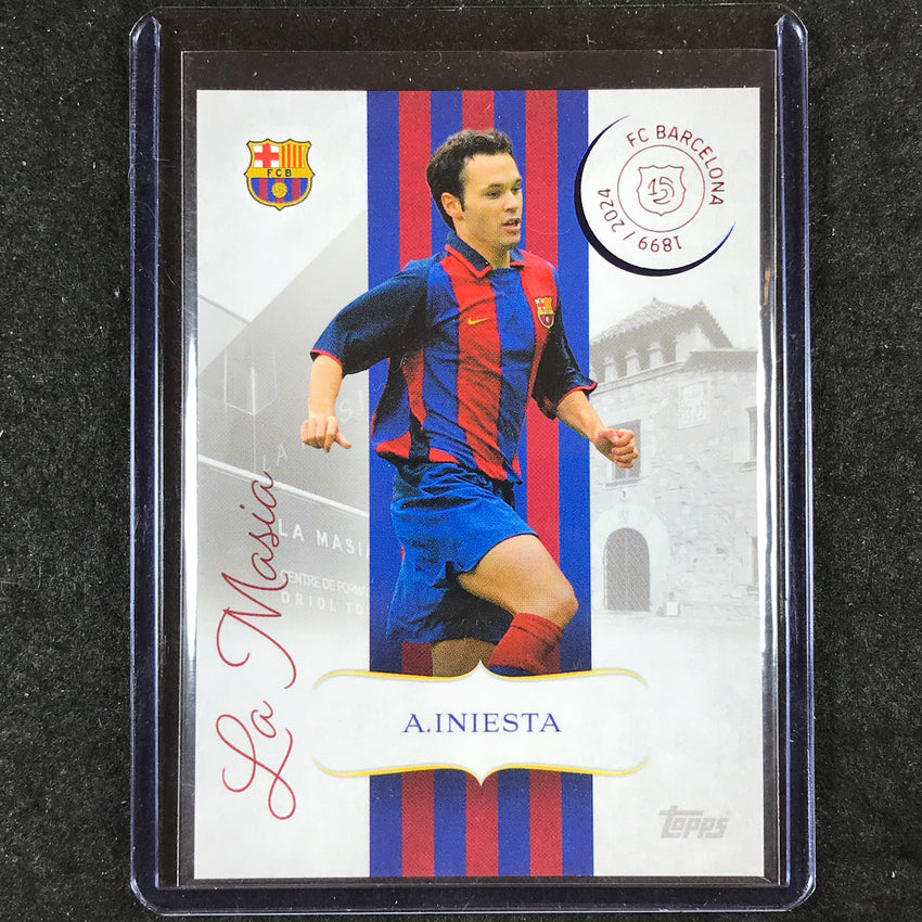 2024-25 Topps Barcelona 125th Anniversary ANDRES INIESTA La Masia Base #5
