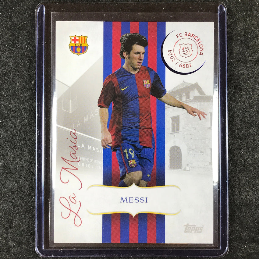 2024-25 Topps Barcelona 125th Anniversary LIONEL MESSI La Masia Base #10