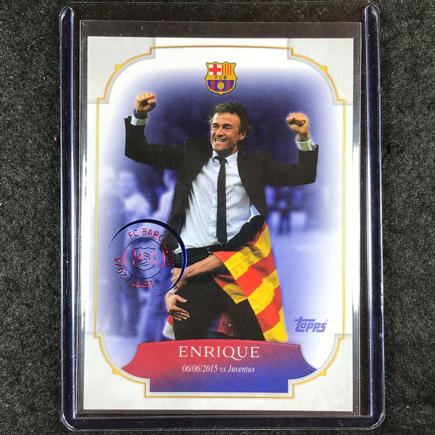 2024-25 Topps Barcelona 125th Anniversary LUIS ENRIQUE Forever Moments SP #5