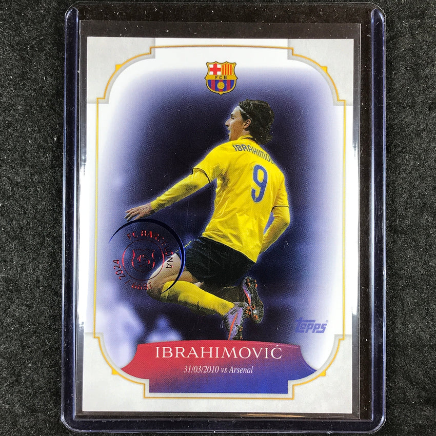 2024-25 Topps Barcelona 125th ZLATAN IBRAHIMOVIC Forever Moments SP #13