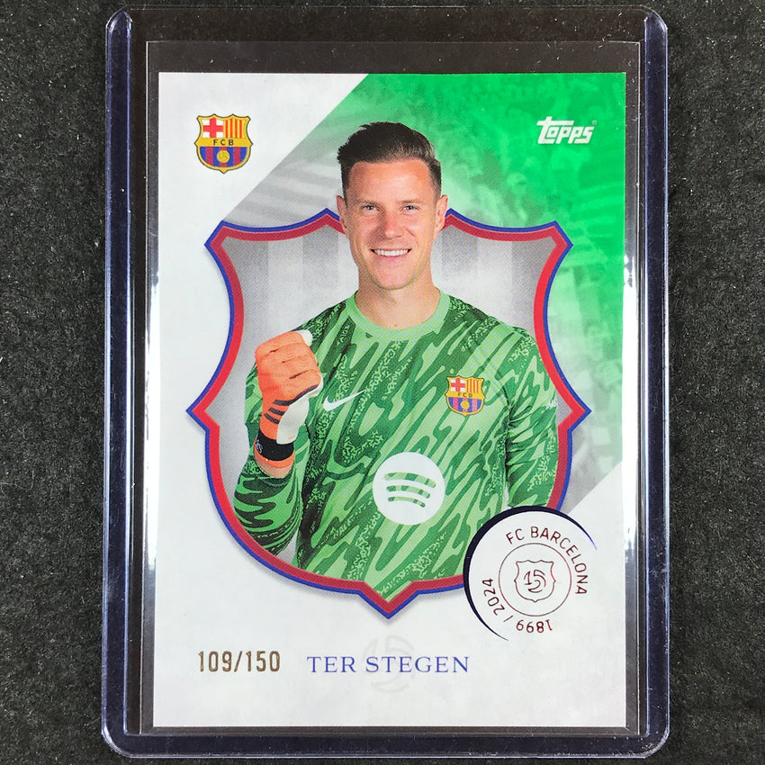 2024-25 Topps Barcelona 125th MARC-ANDRE TER STEGEN Legacy Green 109/150 #1