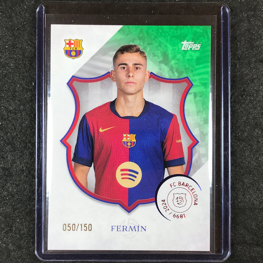 2024-25 Topps Barcelona 125th Anniversary FERMIN LOPEZ Legacy Green 50/150 #10