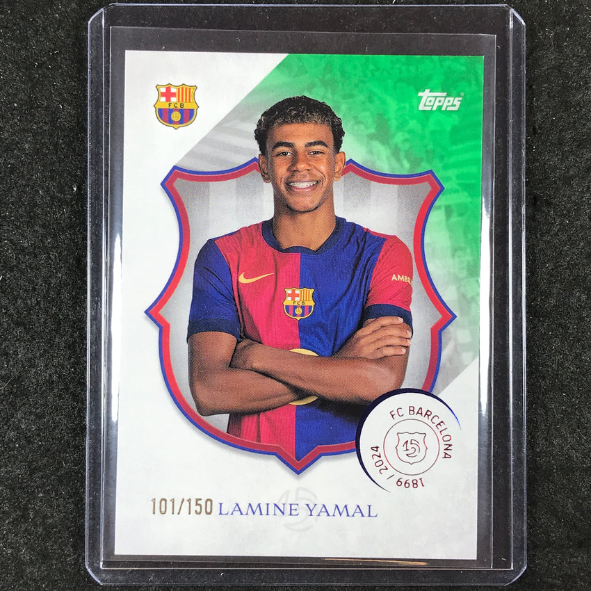 2024-25 Topps Barcelona 125th Anniversary LAMINE YAMAL Legacy Green 101/150 #16