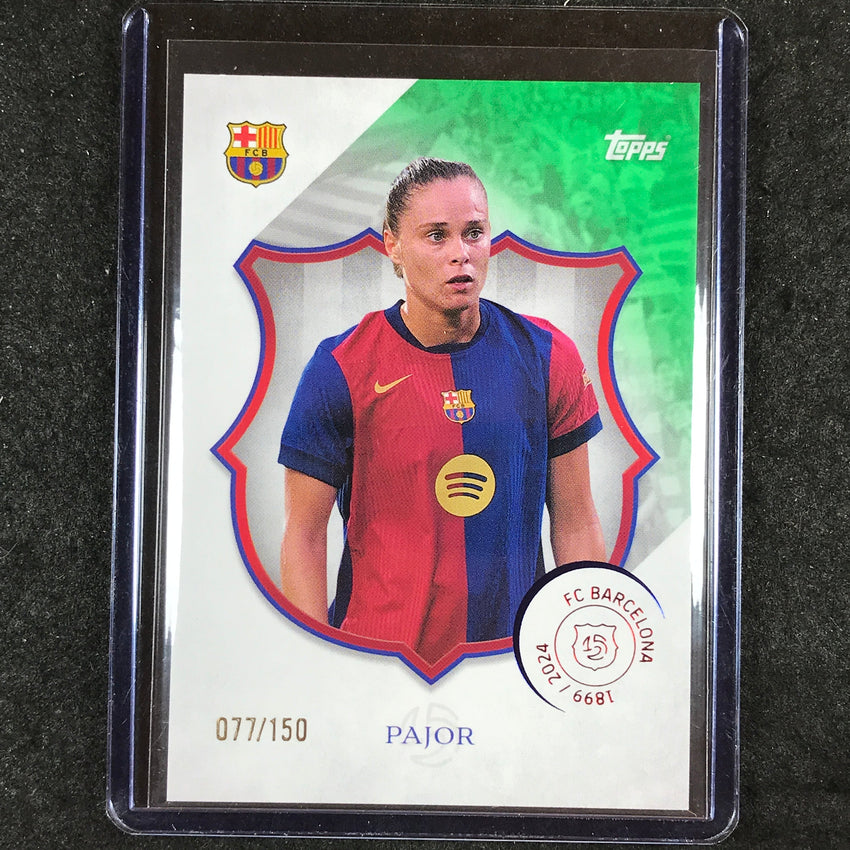 2024-25 Topps Barcelona 125th Anniversary EWA PAJOR Legacy Green 77/150 #23