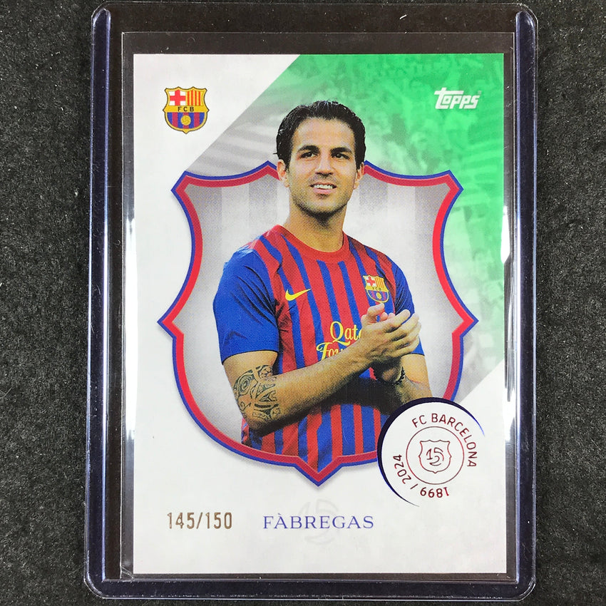 2024-25 Topps Barcelona 125th Anniversary CESC FABREGAS Legacy Green 145/150 #30
