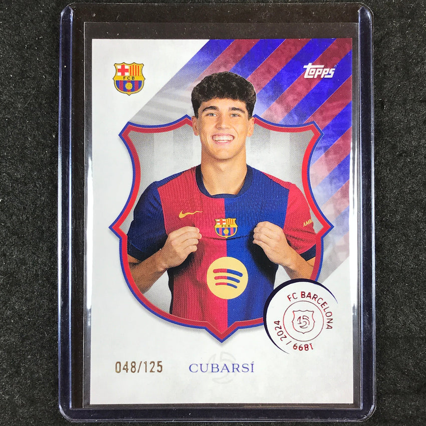 2024-25 Topps Barcelona 125th Anniversary PAU CUBARSI Legacy Barca 48/125 #5