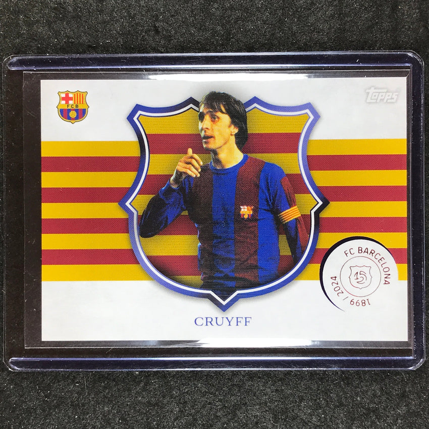 2024-25 Topps Barcelona 125th Anniversary JOHAN CRUYFF Capita Base #4
