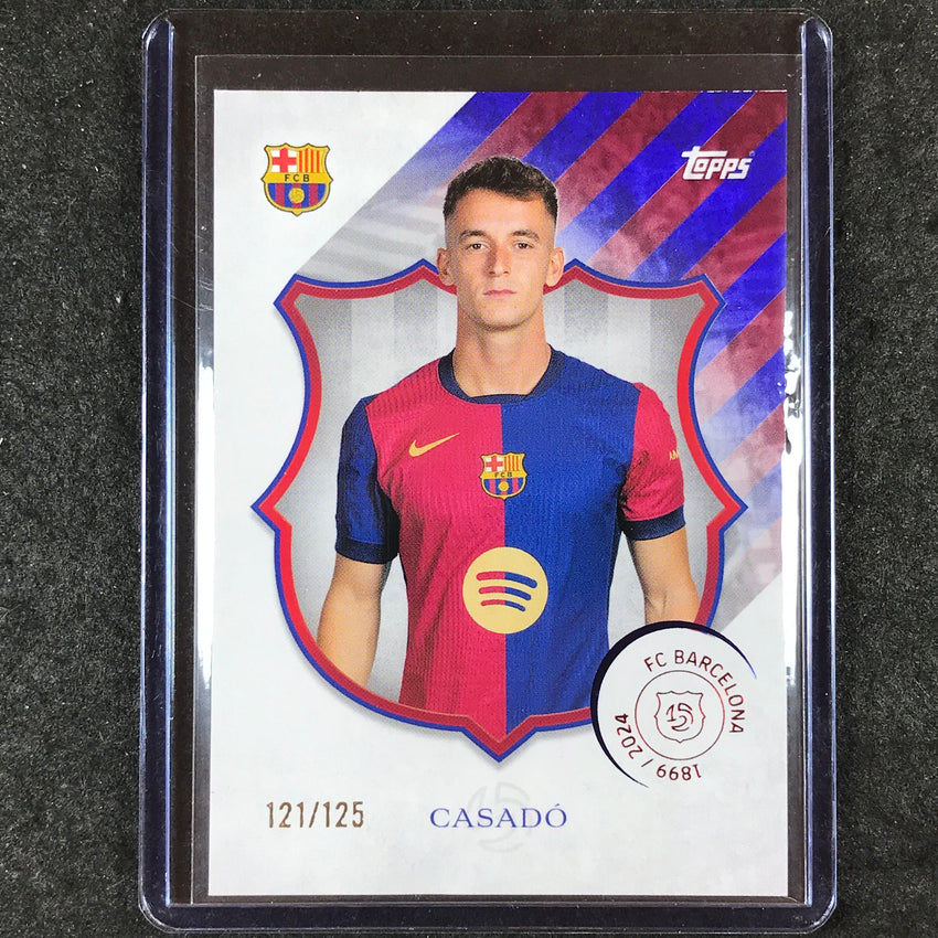 2024-25 Topps Barcelona 125th Anniversary MARC CASADO Legacy Barca 121/125 #38