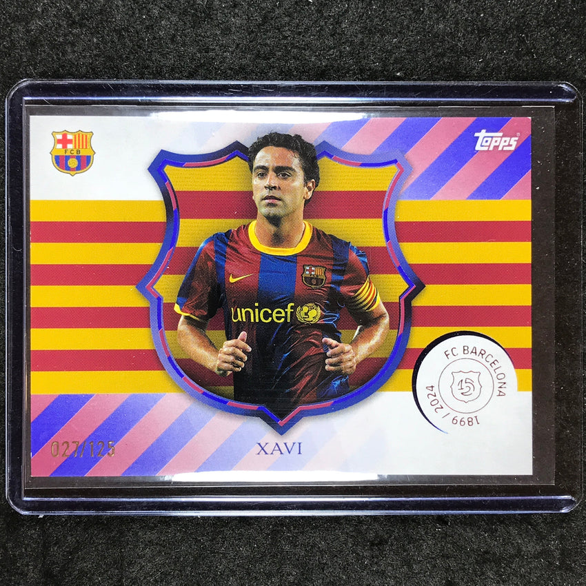 2024-25 Topps Barcelona 125th Anniversary XAVI Capita Barca 27/125 #1