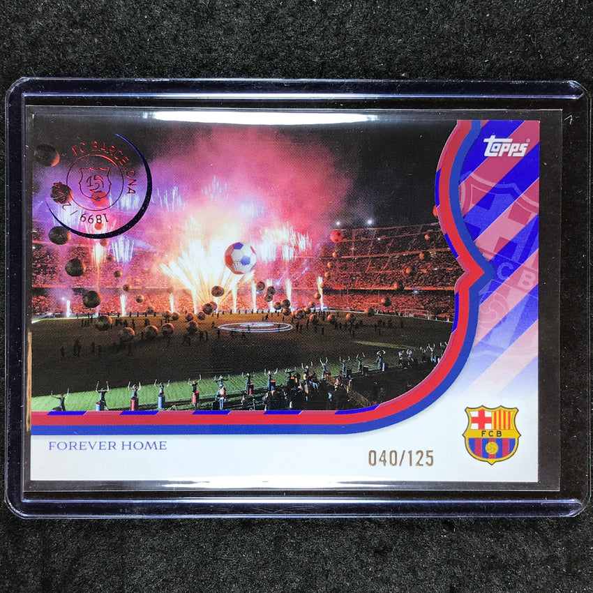 2024-25 Topps Barcelona 125th Anniversary CAMP NOU Forever Home Barca 40/125 #2