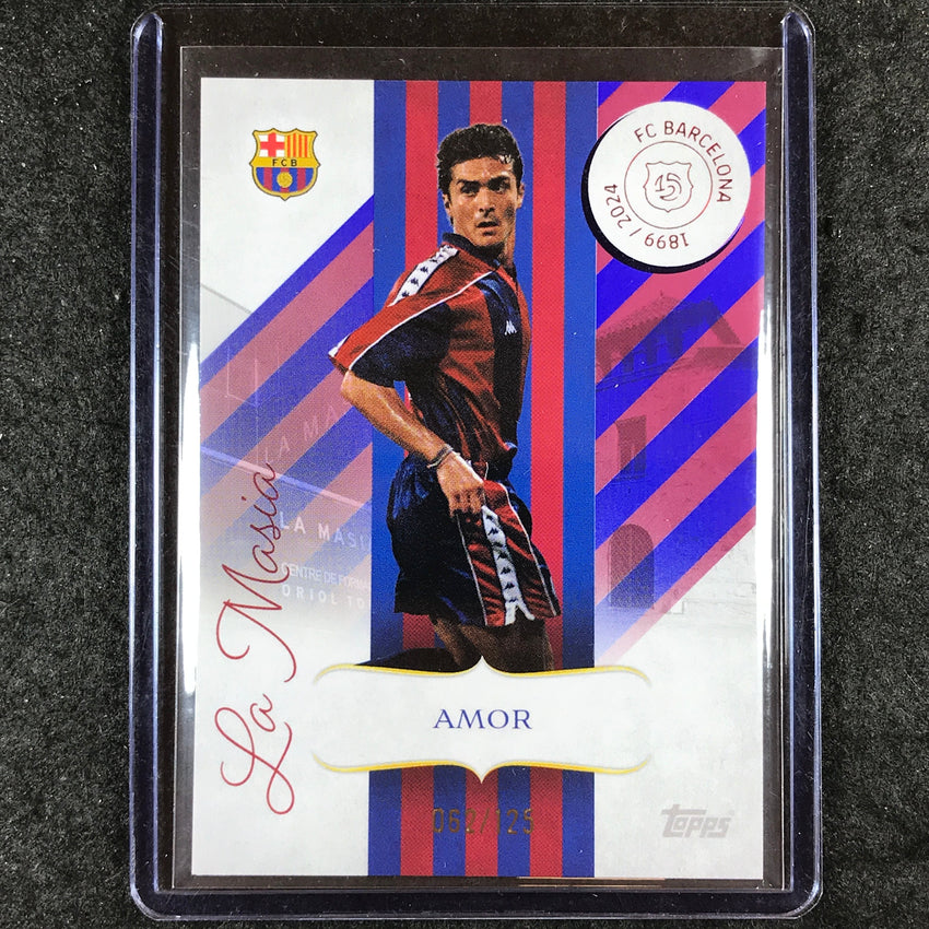 2024-25 Topps Barcelona 125th GUILLERMO AMOR La Masia Barca 62/125 #6