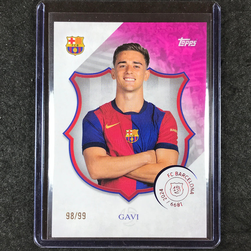 2024-25 Topps Barcelona 125th Anniversary GAVI Legacy Pink 98/99 #8