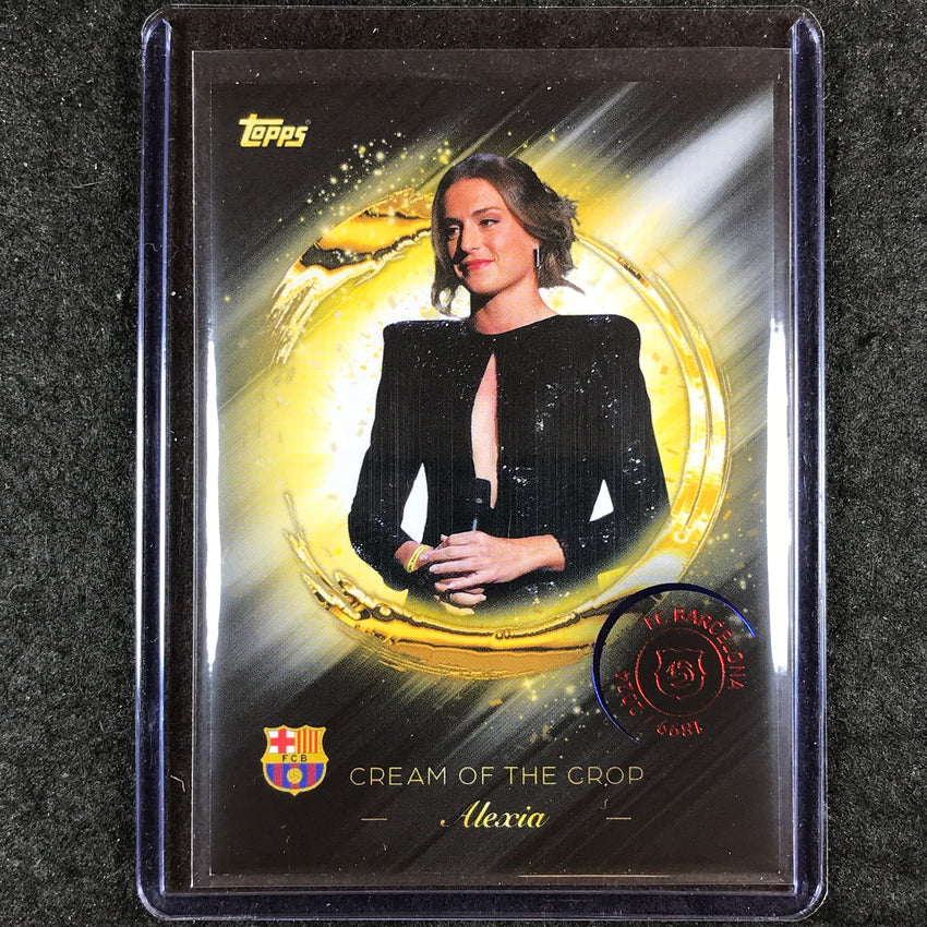 2024-25 Topps Barcelona 125th ALEXIA PUTELLAS Cream of the Crop Base #1