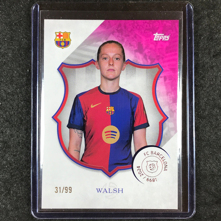 2024-25 Topps Barcelona 125th Anniversary KEIRA WALSH Legacy Pink 31/99 #22