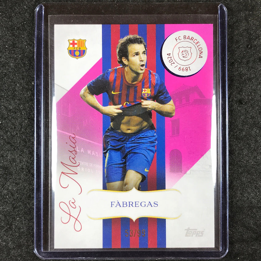 2024-25 Topps Barcelona 125th Anniversary CESC FABREGAS La Masia Pink 53/99 #8