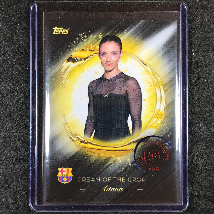2024-25 Topps Barcelona 125th AITANA BONMATI Cream of the Crop Base #2