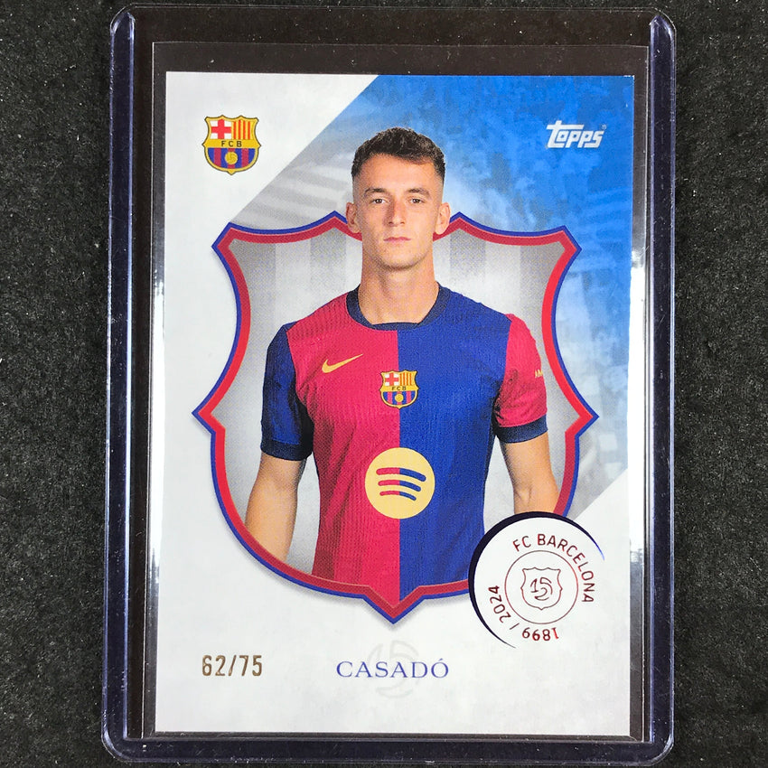 2024-25 Topps Barcelona 125th Anniversary MARC CASADO Legacy Blue 62/75 #38