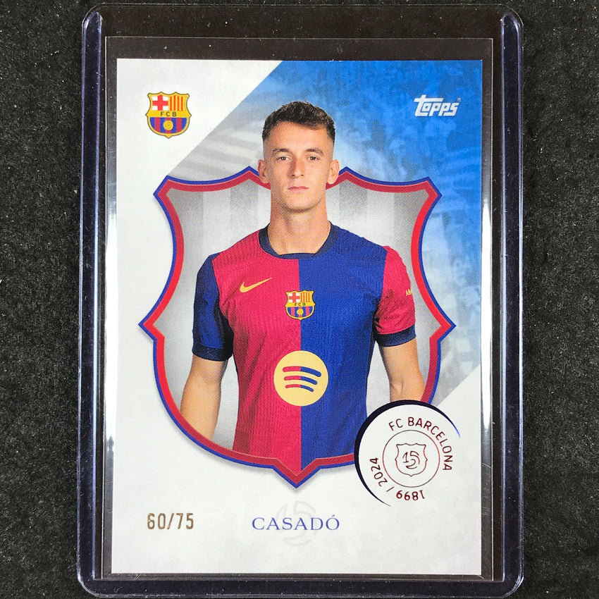 2024-25 Topps Barcelona 125th Anniversary MARC CASADO Legacy Blue 60/75 #38