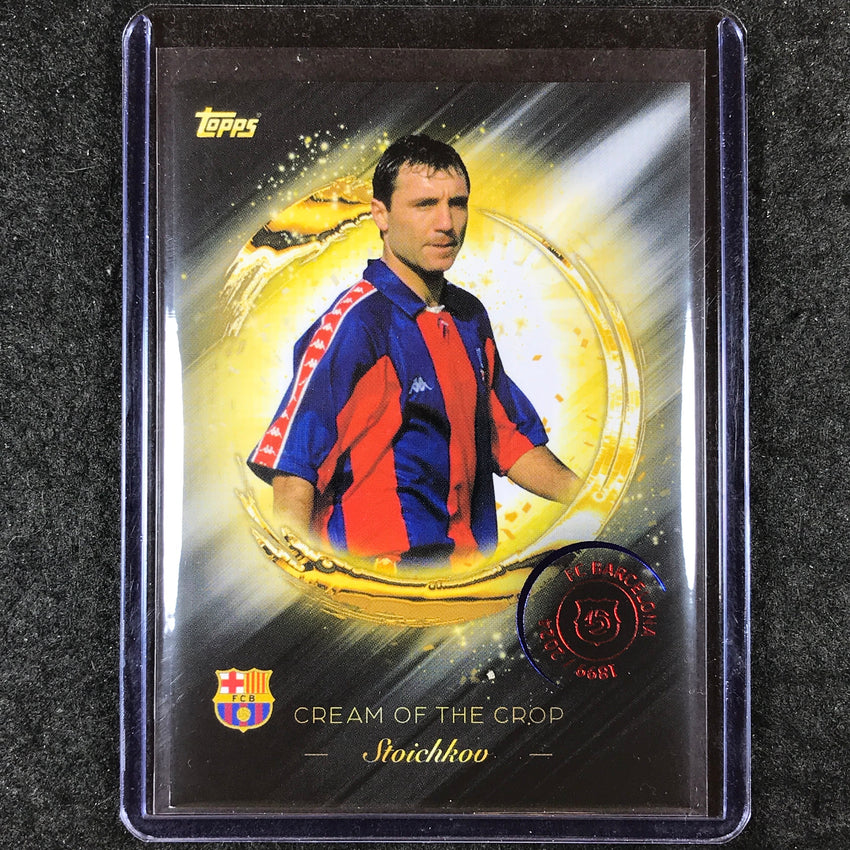 2024-25 Topps Barcelona 125th HRISTO STOICHKOV Cream of the Crop Base #4