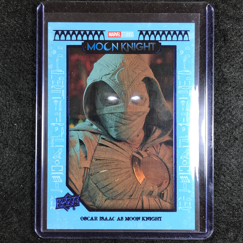 2023 Marvel Moon Knight OSCAR ISAAC AS MOON KNIGHT Base Sky Blue 162/199