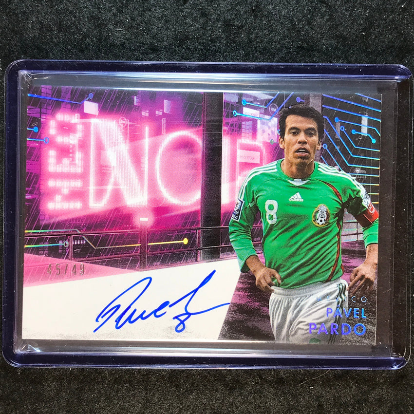 2025-26 Noir Road to FIFA World Cup PAVEL PARDO NEONoir Signatures Auto 45/49