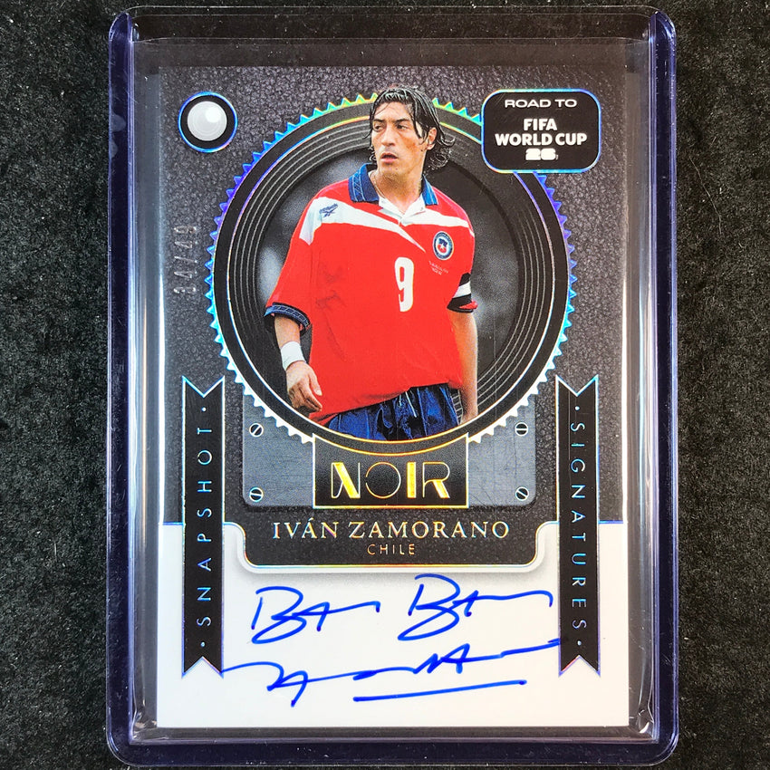 2025-26 Noir Road to FIFA World Cup IVAN ZAMORANO Snapshot Signatures Auto 34/49