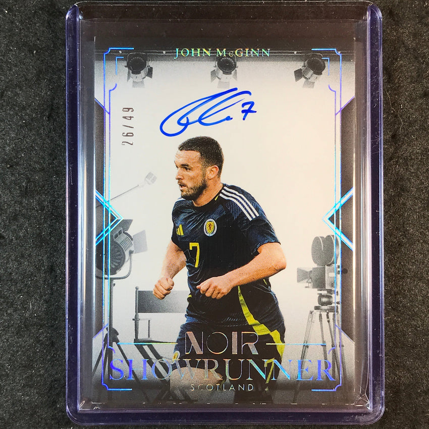 2025-26 Noir Road to FIFA World Cup JOHN MCGINN Showrunner Signatures Auto 26/49