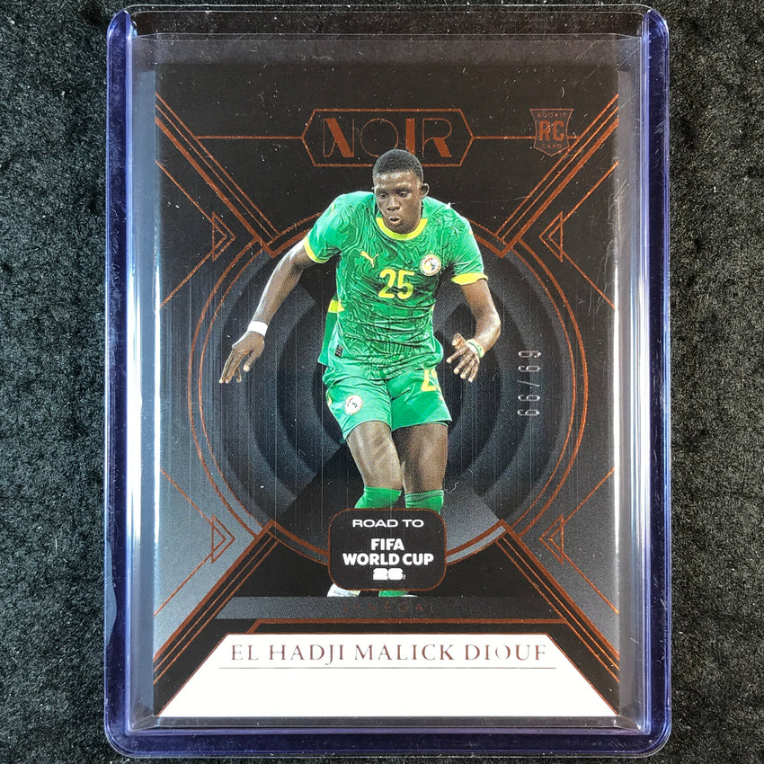 2025-26 Noir Road to World Cup MALICK DIOUF Rookie Base Bronze 69/99 #73