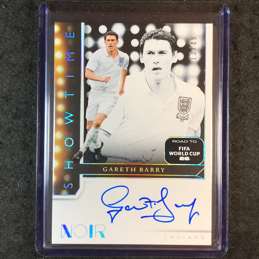 2025-26 Noir Road to FIFA World Cup GARETH BARRY Showtime Signatures Auto 13/49